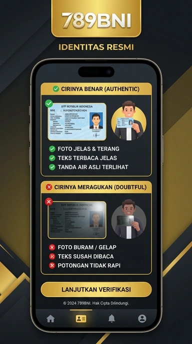 Tampilan kanal resmi 789bni