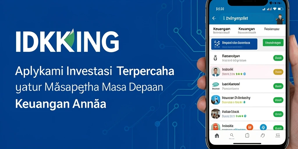 Antarmuka aplikasi IDRKING yang ramah pengguna dan informatif.