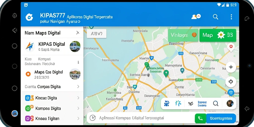 Tampilan antarmuka aplikasi KIPAS777 yang user-friendly dan informatif.