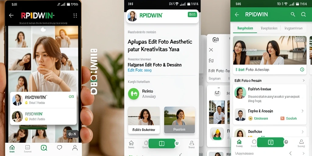 Antarmuka pengguna RPIDWIN yang intuitif dan menarik.